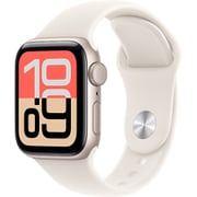 Apple Watch SE 3（GPSモデル）- 40mmスターライトアルミニウムケースとスターライトスポーツバンド - S/M MEH34J/A