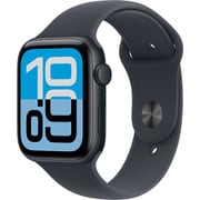 Apple Watch SE 3(GPSモデル)- 44mmミッドナイトアルミニウムケースとミッドナイトスポーツバンド - S/M MEHN4J/A