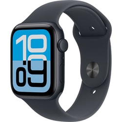 Apple Watch SE 3（GPSモデル）- 44mmミッドナイトアルミニウムケースとミッドナイトスポーツバンド - M/L MEHQ4J/A