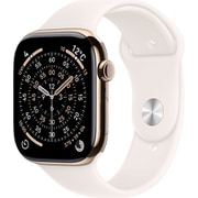 Apple Watch Series 11(GPS + Cellularモデル)- 46mmゴールドチタニウムケースとライトブラッシュスポーツバンド - S/M MFD54J/A