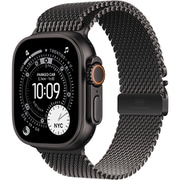 Apple Watch Ultra 3(GPS + Cellularモデル)- 49mmブラックチタニウムケースとブラックチタニウムミラネーゼループ - S MF1N4J/A