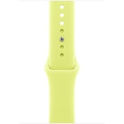 Apple Watch 46mmケース用 ネオンイエロー スポーツバンド M/L [MFGW4FE/A]
