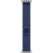 Apple Watch 49mmケース用 ブルー/ブライトブルー トレイルループ M/L ナチュラルチタニウム [MFT74FE/A]