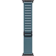 Apple Watch 49mmケース用 ライトブルー アルパインループ S ブラックチタニウム [MG9K4FE/A]