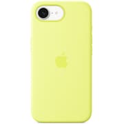 iPhone 16e シリコーンケース ネオンイエロー MGYW4FE/A
