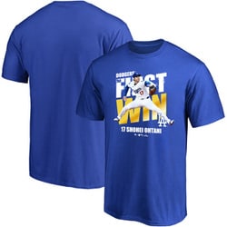 ML01-25ASー0093 [大谷翔平 ロサンゼルス・ドジャース 初勝利記念Tシャツ XLサイズ]