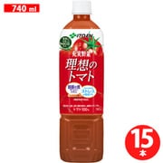充実野菜 理想のトマト 740g×15本 [機能性表示食品]