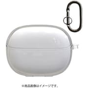 SHOKZ OpenDots ONE用 ソフト ケース カバー TPU保護ケース キズ防止 耐衝撃 落下防止 カラビナ付き 透明 クリア CREC-OPDO-TCL