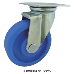 MCナイロン車輪(ベアリング無)プレス製自在金具付 MCVA-J250