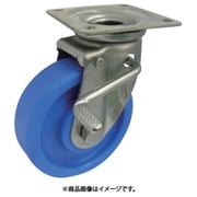 MCナイロン車輪(ベアリング無)ステンレス製自在金具ストッパー付 MCVA-JAB130