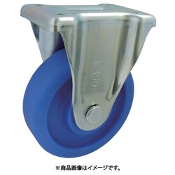 MCナイロン車輪(ベアリング無)プレス製固定金具付 MCVA-K300