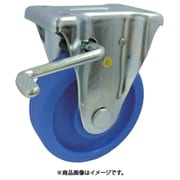 MCナイロン車輪(ベアリング無)プレス製固定金具ストッパー付 MCVA-KB75