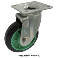 樹脂製ゴム車輪ステンレス製自在車付 200 PNAJA200