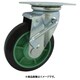 樹脂製ゴム車輪（ベアリング無）自在金具ストッパー付 PNAJB100