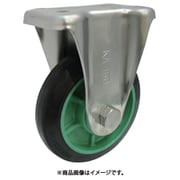 樹脂製ゴム車輪ステンレス製固定車付 150 PNAKA150