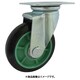 樹脂製ゴム車輪（ベアリング入）自在金具付 130 PNJ130