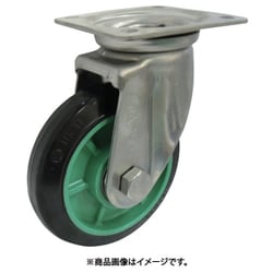 樹脂製ゴム車輪ステンレス製自在車付 200 PNJA200