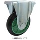 樹脂製ゴム車輪（ベアリング入）固定金具付 130 PNK130