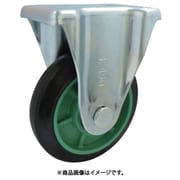 樹脂製ゴム車輪(ベアリング入)固定金具付 200 PNK200