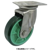 樹脂製ウレタンゴム車輪ステンレス製自在車付 100 PNUJA100