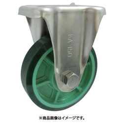 樹脂製ウレタンゴム車輪ステンレス製固定車付 200 PNUKA200