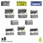 GSWD-12971 3Dプリントセット 1：48-1：35 宝箱 [プラモデル用パーツ]