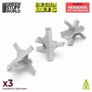 GSWD-13598 3Dプリントセット 1：48-1：35 チェコのハリネズミ対戦車 障害物 [プラモデル用パーツ]