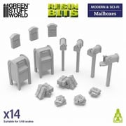 GSWD-13626 3Dプリントセット 1：48 郵便ボックス [プラモデル用パーツ]