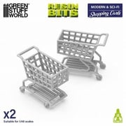 GSWD-13639 3Dプリントセット 1：48 ショッピングカート [プラモデル用パーツ]