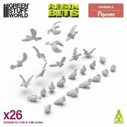 GSWD-13642 3Dプリントセット 1：48-1：35 鳩 [プラモデル用パーツ]