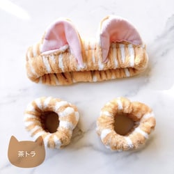 ヘアバンド＆リストバンド（茶トラ）