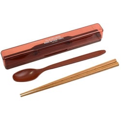 ステイプルユニ 抗菌箸入りコンビセット 20 レッド 421617