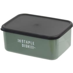 ステイプルユニ フードコンテナスクエア M グリーン 500ml 421426