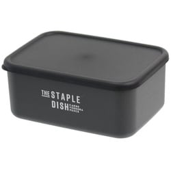 ステイプルユニ フードコンテナスクエア M ブラック 500ml 421433