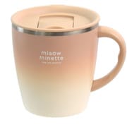 にゃお 目盛り付きステンレスサーモマグカップ ピンク 430ml 424229