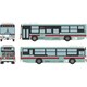 335894 Nスケール ディスプレイモデル完成品 ザ・バスコレクション 西日本鉄道 西鉄電車アイスグリーン 50周年 ラッピングバス [コレクションミニカー]