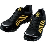 S シューズ ブラックXイエロ- 24.0 S4161-524-24.0