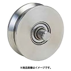 フジロイヤルステン重量戸車 VK型 兼用 90mm 車のみ(芯棒付) SR90VKN