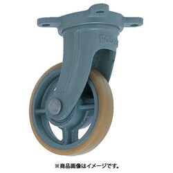 鋳物中荷重用ウレタン車輪自在車付ベアリング入 100Φ USB-G100