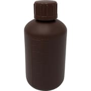 AS 細口丸型遮光瓶500ml（茶）セットなし 10-3103-55