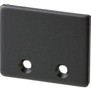 カーテンレール D40キャッププレート ブラック 15T34BL