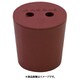 AS 穴付き赤ゴム栓 9号 1個入 1-7649-02