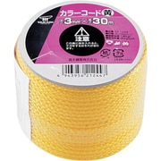 カラーコード 黄 ボビン巻3mm×30m 22-1244
