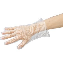 AS ポリエチレン手袋スタンダードS(100枚入) 2-4973-03