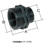 樹脂（PP）製 配管継手 異径 六角ソケット 49SKT2515P