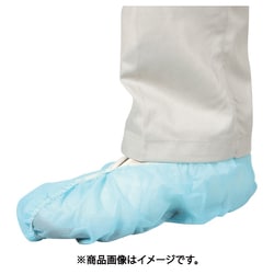 5008 不織布靴カバー 4枚組 ブルー フリー 5008-1-F