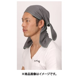 6550 タオルヘッドキャップ スモークグレー フリー 6550-69-F