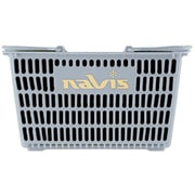 AS マルチ手提げバスケット18ライトグレー 7-4426-02