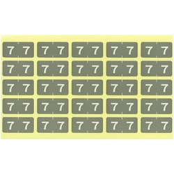 LIHIT カラーナンバーラベル M（250片）7 HK7753-7