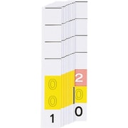 LIHIT カラーナンバー見出し紙<MD3桁>(200枚)0 HK785-0